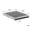 Filter, Innenraumluft FILTRON K 1288A Bild Filter, Innenraumluft FILTRON K 1288A