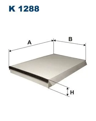 Filter, Innenraumluft FILTRON K 1288 Bild Filter, Innenraumluft FILTRON K 1288