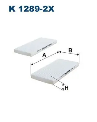 Filter, Innenraumluft FILTRON K 1289-2x