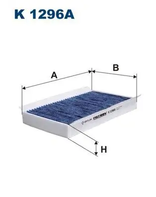 Filter, Innenraumluft FILTRON K 1296A Bild Filter, Innenraumluft FILTRON K 1296A