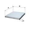 Filter, Innenraumluft FILTRON K 1299 Bild Filter, Innenraumluft FILTRON K 1299