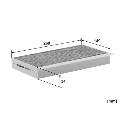 Filter, Innenraumluft FILTRON K 1300A Bild Filter, Innenraumluft FILTRON K 1300A