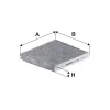 Filter, Innenraumluft FILTRON K 1303A Bild Filter, Innenraumluft FILTRON K 1303A