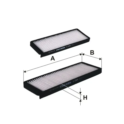 Filter, Innenraumluft FILTRON K 1304-2x Bild Filter, Innenraumluft FILTRON K 1304-2x