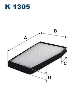 Filter, Innenraumluft FILTRON K 1305