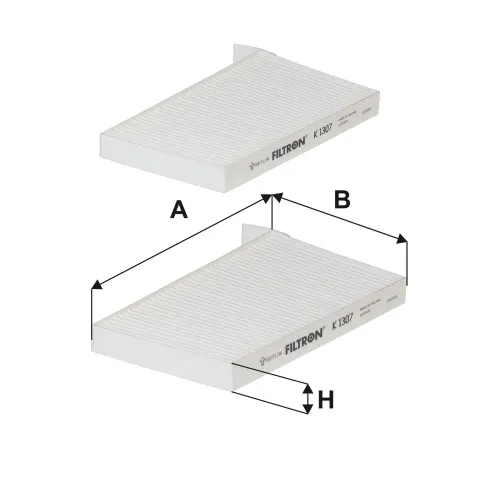 Filter, Innenraumluft FILTRON K 1307-2x Bild Filter, Innenraumluft FILTRON K 1307-2x