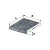 Filter, Innenraumluft FILTRON K 1310A Bild Filter, Innenraumluft FILTRON K 1310A