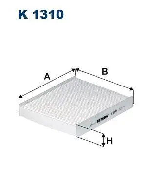 Filter, Innenraumluft FILTRON K 1310 Bild Filter, Innenraumluft FILTRON K 1310