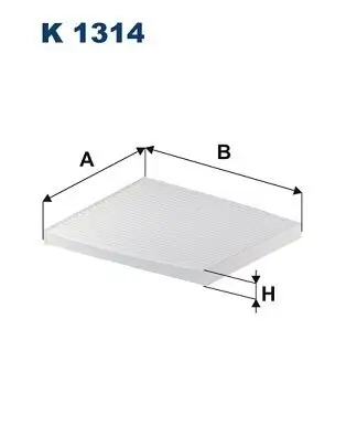 Filter, Innenraumluft FILTRON K 1314