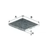 Filter, Innenraumluft FILTRON K 1314A Bild Filter, Innenraumluft FILTRON K 1314A