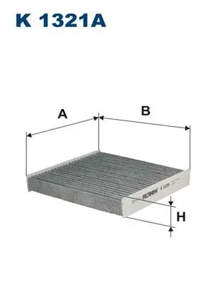 Filter, Innenraumluft FILTRON K 1321A Bild Filter, Innenraumluft FILTRON K 1321A