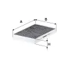 Filter, Innenraumluft FILTRON K 1325A Bild Filter, Innenraumluft FILTRON K 1325A