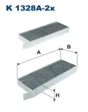 Filter, Innenraumluft FILTRON K 1328A-2x