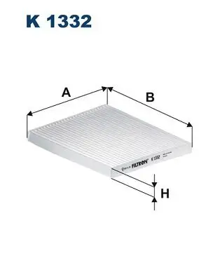 Filter, Innenraumluft FILTRON K 1332 Bild Filter, Innenraumluft FILTRON K 1332