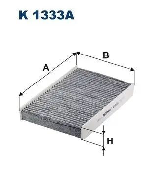 Filter, Innenraumluft FILTRON K 1333A