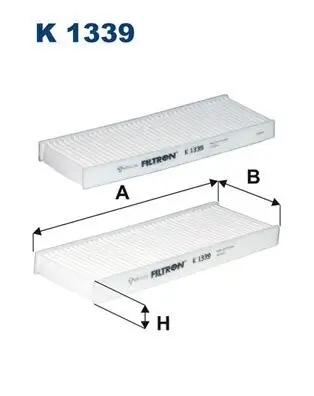 Filter, Innenraumluft FILTRON K 1339-2x