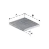 Filter, Innenraumluft FILTRON K 1340A Bild Filter, Innenraumluft FILTRON K 1340A
