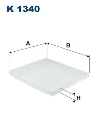 Filter, Innenraumluft FILTRON K 1340 Bild Filter, Innenraumluft FILTRON K 1340