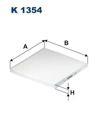 Filter, Innenraumluft FILTRON K 1354 Bild Filter, Innenraumluft FILTRON K 1354