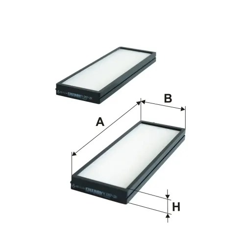 Filter, Innenraumluft FILTRON K 1357-2x Bild Filter, Innenraumluft FILTRON K 1357-2x