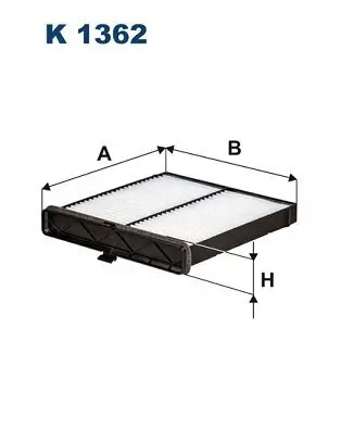 Filter, Innenraumluft FILTRON K 1362