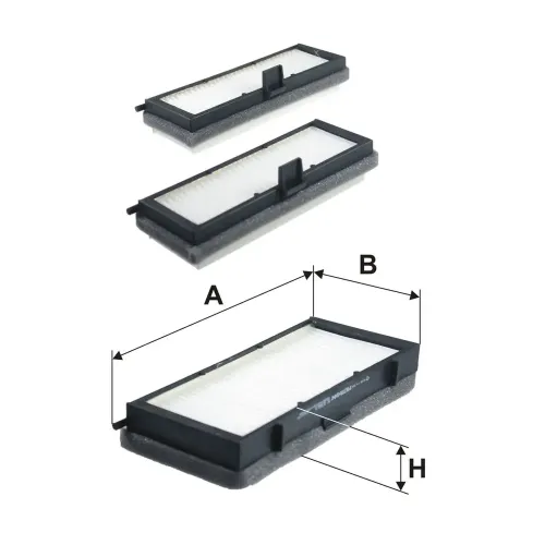 Filter, Innenraumluft FILTRON K 1363-3x Bild Filter, Innenraumluft FILTRON K 1363-3x