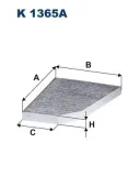 Filter, Innenraumluft FILTRON K 1365A