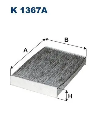 Filter, Innenraumluft FILTRON K 1367A