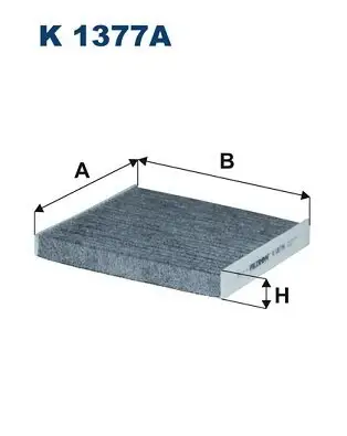 Filter, Innenraumluft FILTRON K 1377A