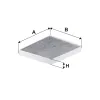 Filter, Innenraumluft FILTRON K 1381A Bild Filter, Innenraumluft FILTRON K 1381A