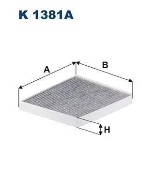 Filter, Innenraumluft FILTRON K 1381A