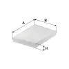 Filter, Innenraumluft FILTRON K 1384 Bild Filter, Innenraumluft FILTRON K 1384