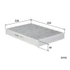 Filter, Innenraumluft FILTRON K 1384A Bild Filter, Innenraumluft FILTRON K 1384A