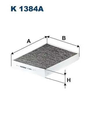 Filter, Innenraumluft FILTRON K 1384A Bild Filter, Innenraumluft FILTRON K 1384A