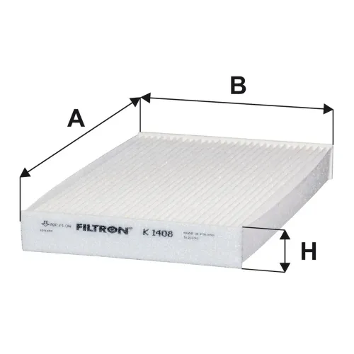 Filter, Innenraumluft FILTRON K 1408 Bild Filter, Innenraumluft FILTRON K 1408