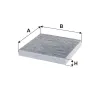 Filter, Innenraumluft FILTRON K 1409A Bild Filter, Innenraumluft FILTRON K 1409A