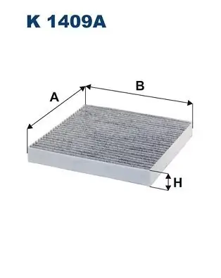 Filter, Innenraumluft FILTRON K 1409A
