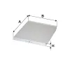 Filter, Innenraumluft FILTRON K 1412 Bild Filter, Innenraumluft FILTRON K 1412