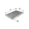 Filter, Innenraumluft FILTRON K 1417A Bild Filter, Innenraumluft FILTRON K 1417A
