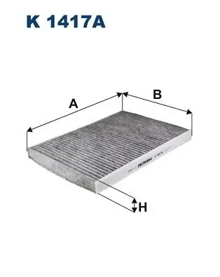 Filter, Innenraumluft FILTRON K 1417A