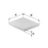 Filter, Innenraumluft FILTRON K 1418 Bild Filter, Innenraumluft FILTRON K 1418