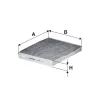 Filter, Innenraumluft FILTRON K 1418A Bild Filter, Innenraumluft FILTRON K 1418A