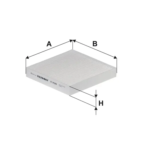 Filter, Innenraumluft FILTRON K 1420 Bild Filter, Innenraumluft FILTRON K 1420