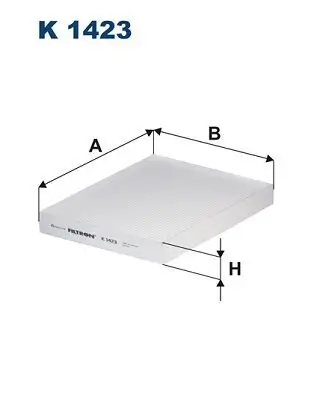 Filter, Innenraumluft FILTRON K 1423