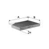 Filter, Innenraumluft FILTRON K 1425A Bild Filter, Innenraumluft FILTRON K 1425A