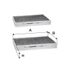 Filter, Innenraumluft FILTRON K 1428A-2x Bild Filter, Innenraumluft FILTRON K 1428A-2x