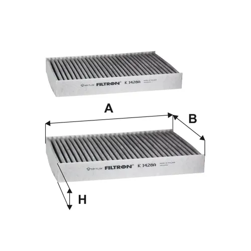 Filter, Innenraumluft FILTRON K 1428A-2x Bild Filter, Innenraumluft FILTRON K 1428A-2x