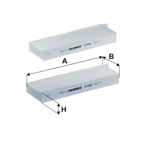 Filter, Innenraumluft FILTRON K 1433-2x Bild Filter, Innenraumluft FILTRON K 1433-2x