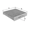 Filter, Innenraumluft FILTRON K 1437A Bild Filter, Innenraumluft FILTRON K 1437A
