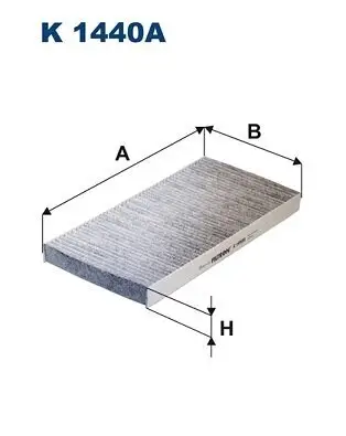 Filter, Innenraumluft FILTRON K 1440A Bild Filter, Innenraumluft FILTRON K 1440A